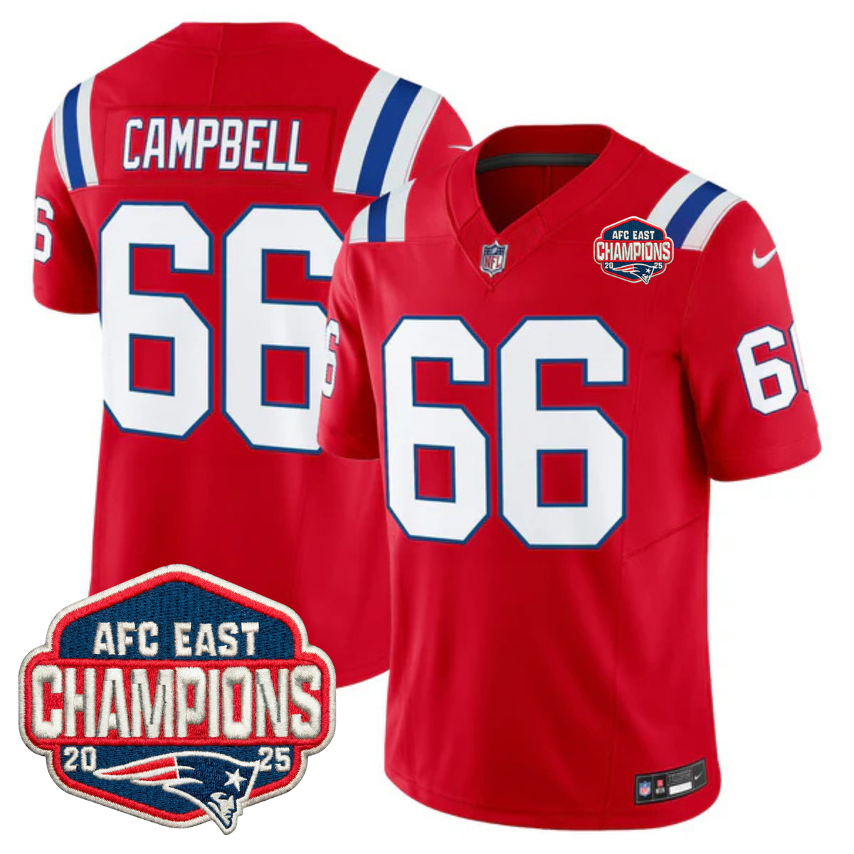 NE AFC East Champions Throwback Vapor Limited Jersey V2