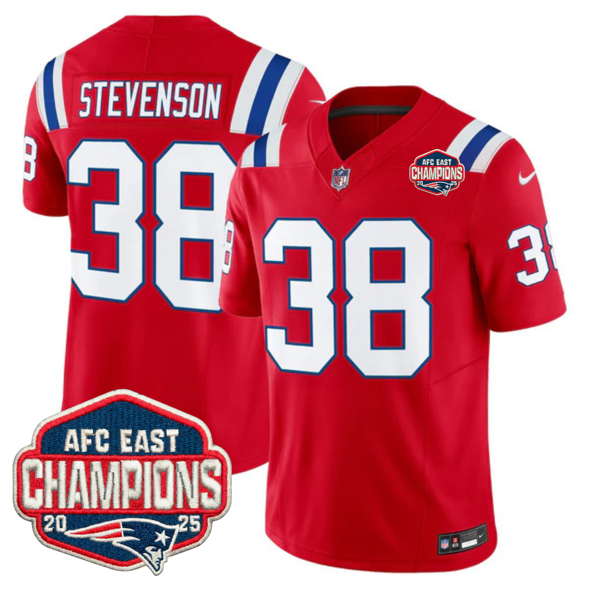 NE AFC East Champions Throwback Vapor Limited Jersey V2
