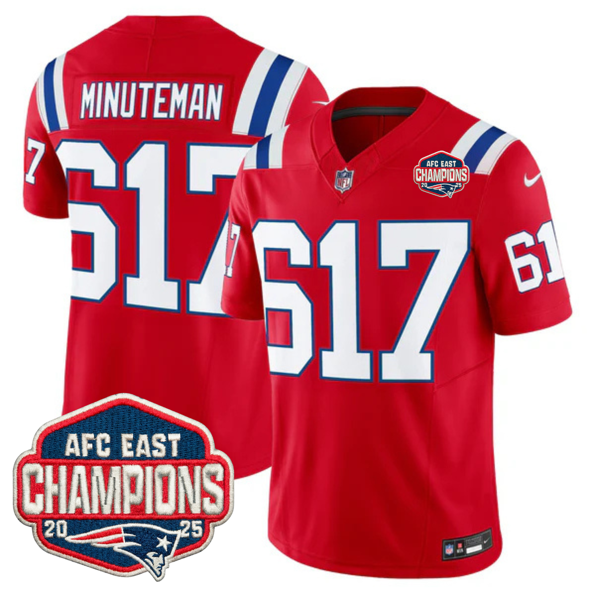 NE AFC East Champions Throwback Vapor Limited Jersey V2