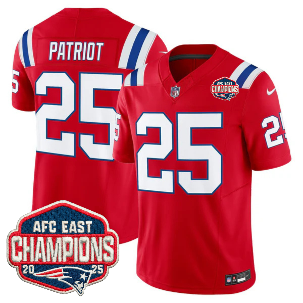 NE AFC East Champions Throwback Vapor Limited Jersey V2