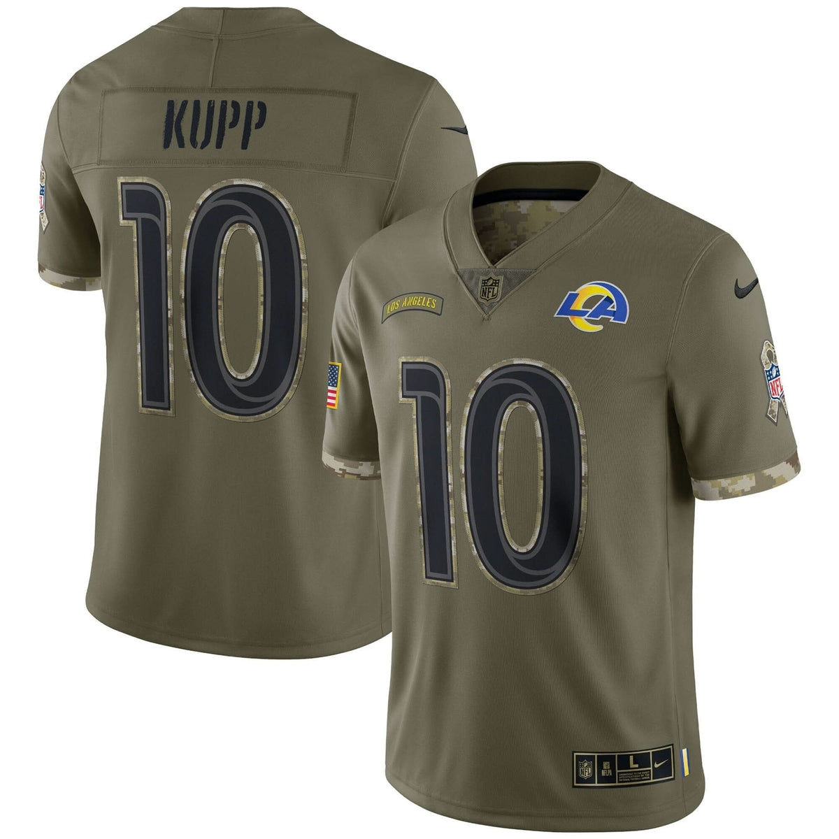 LAR Super Bowl LVI Black Gold Jersey