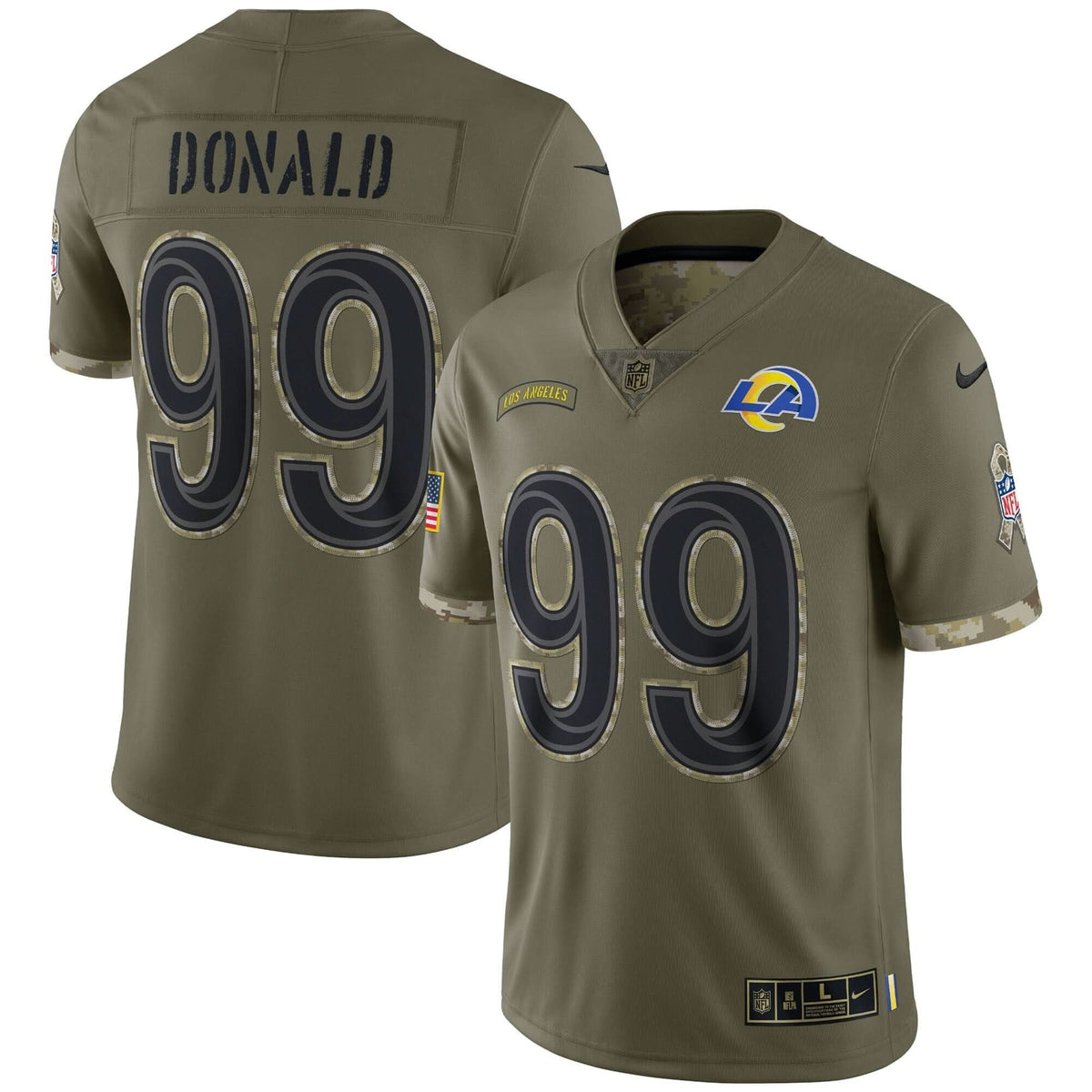 LAR Super Bowl LVI Black Gold Jersey