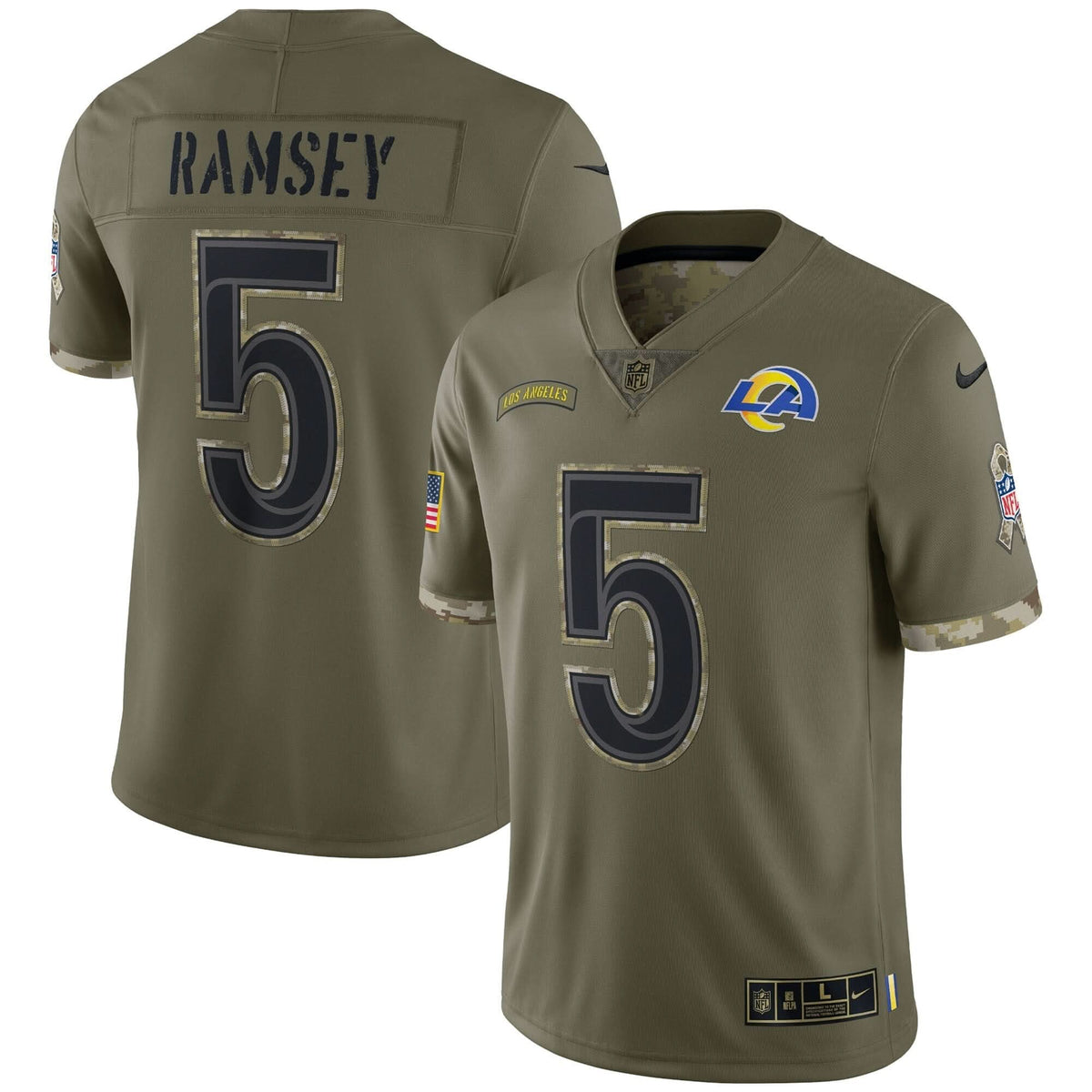 LAR Super Bowl LVI Black Gold Jersey