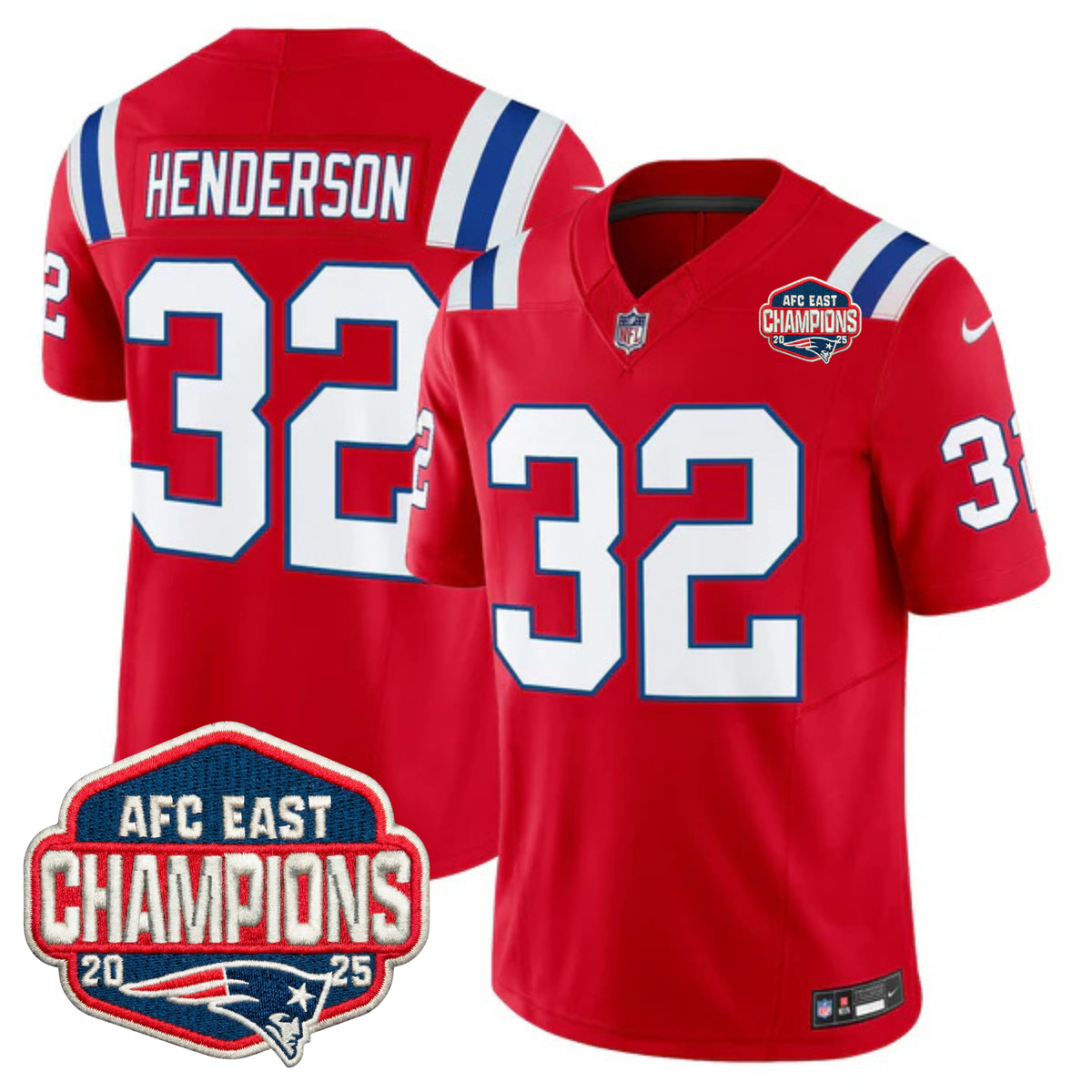 NE AFC East Champions Throwback Vapor Limited Jersey V2