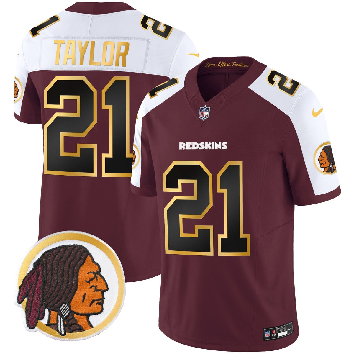 WR Throwback Vapor Gold Trim Jersey