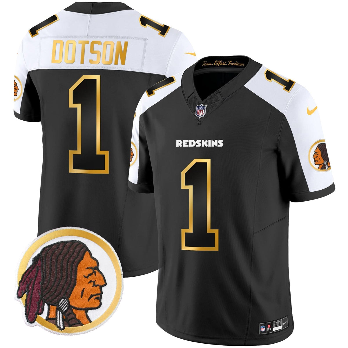 WR Throwback Vapor Gold Trim Jersey