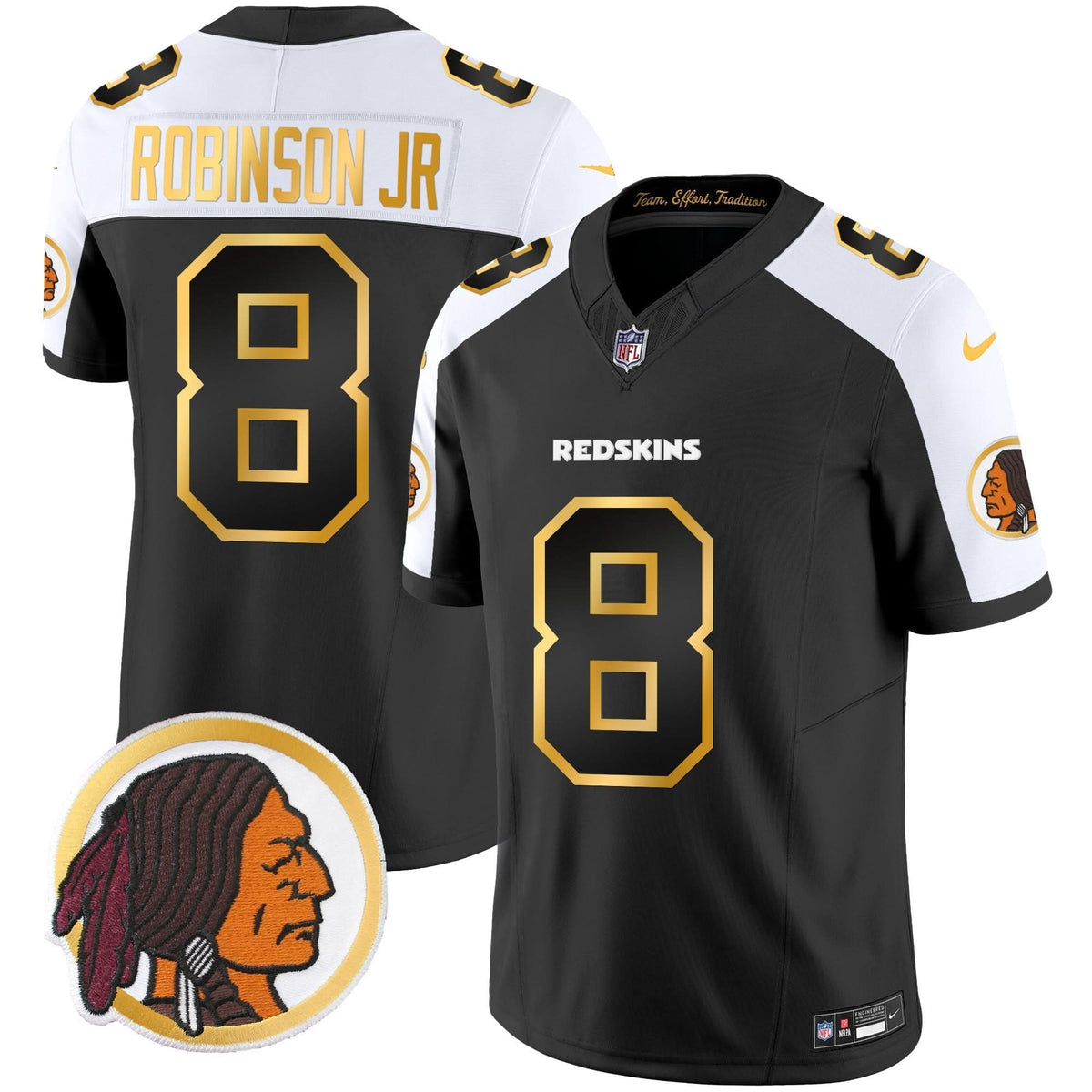 WR Throwback Vapor Gold Trim Jersey