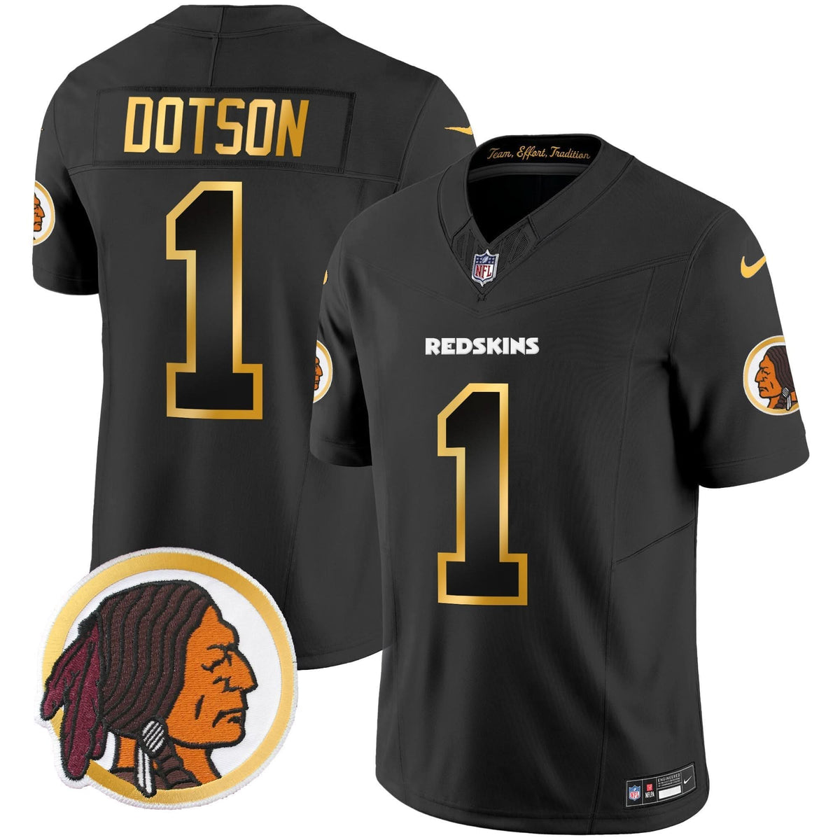 WR Throwback Vapor Gold Trim Jersey