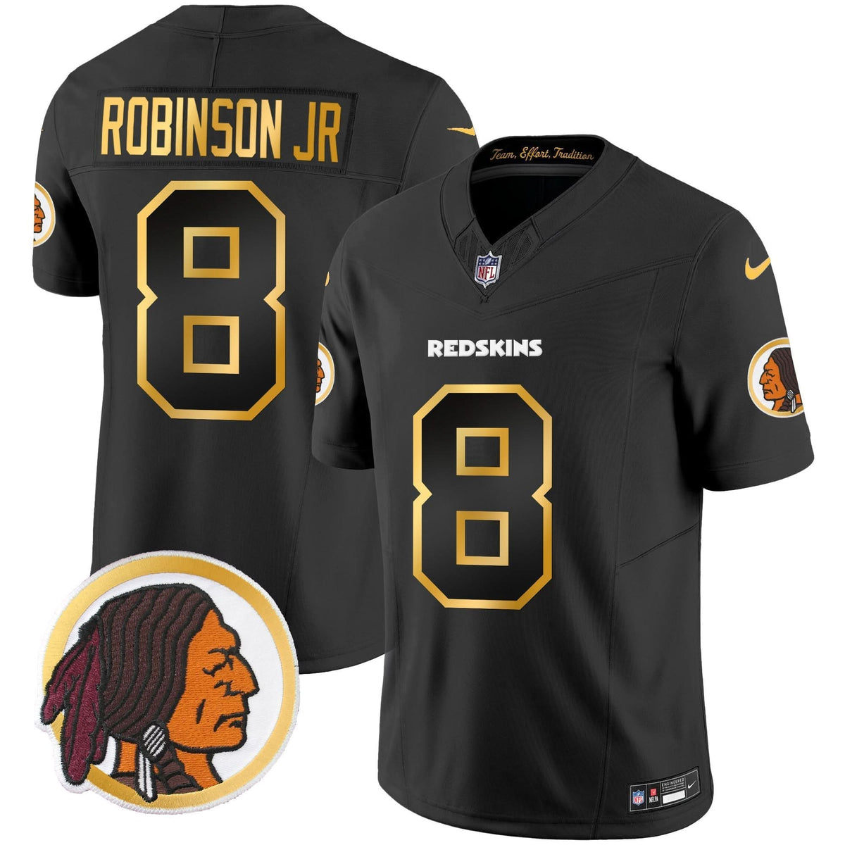 WR Throwback Vapor Gold Trim Jersey