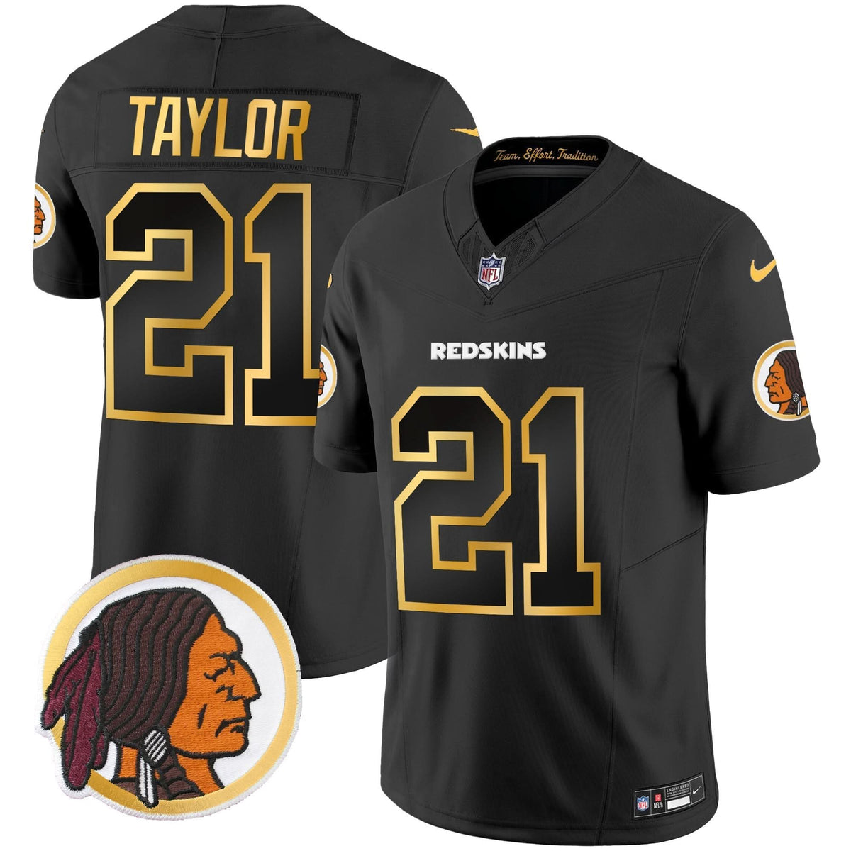 WR Throwback Vapor Gold Trim Jersey