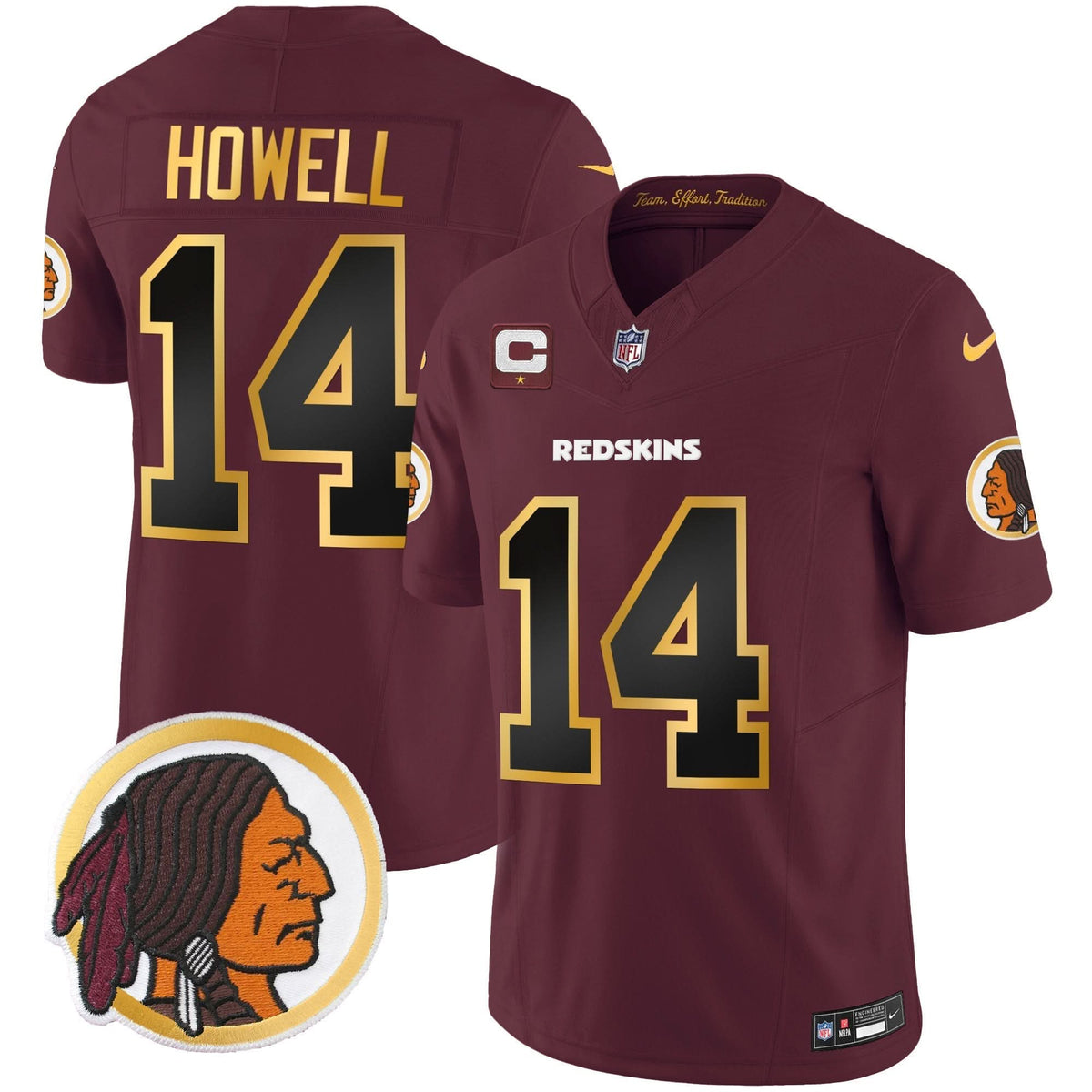 WR Throwback Vapor Gold Trim Jersey