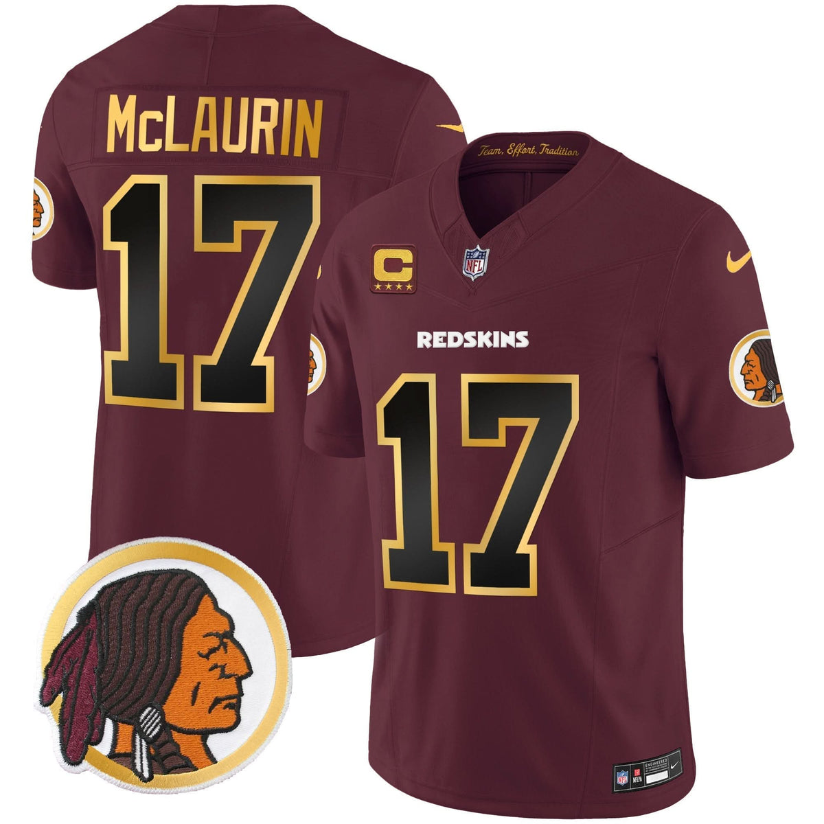 WR Throwback Vapor Gold Trim Jersey