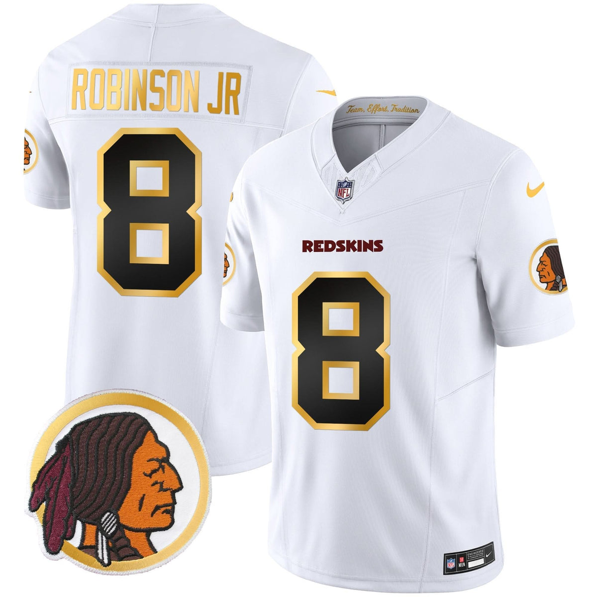 WR Throwback Vapor Gold Trim Jersey