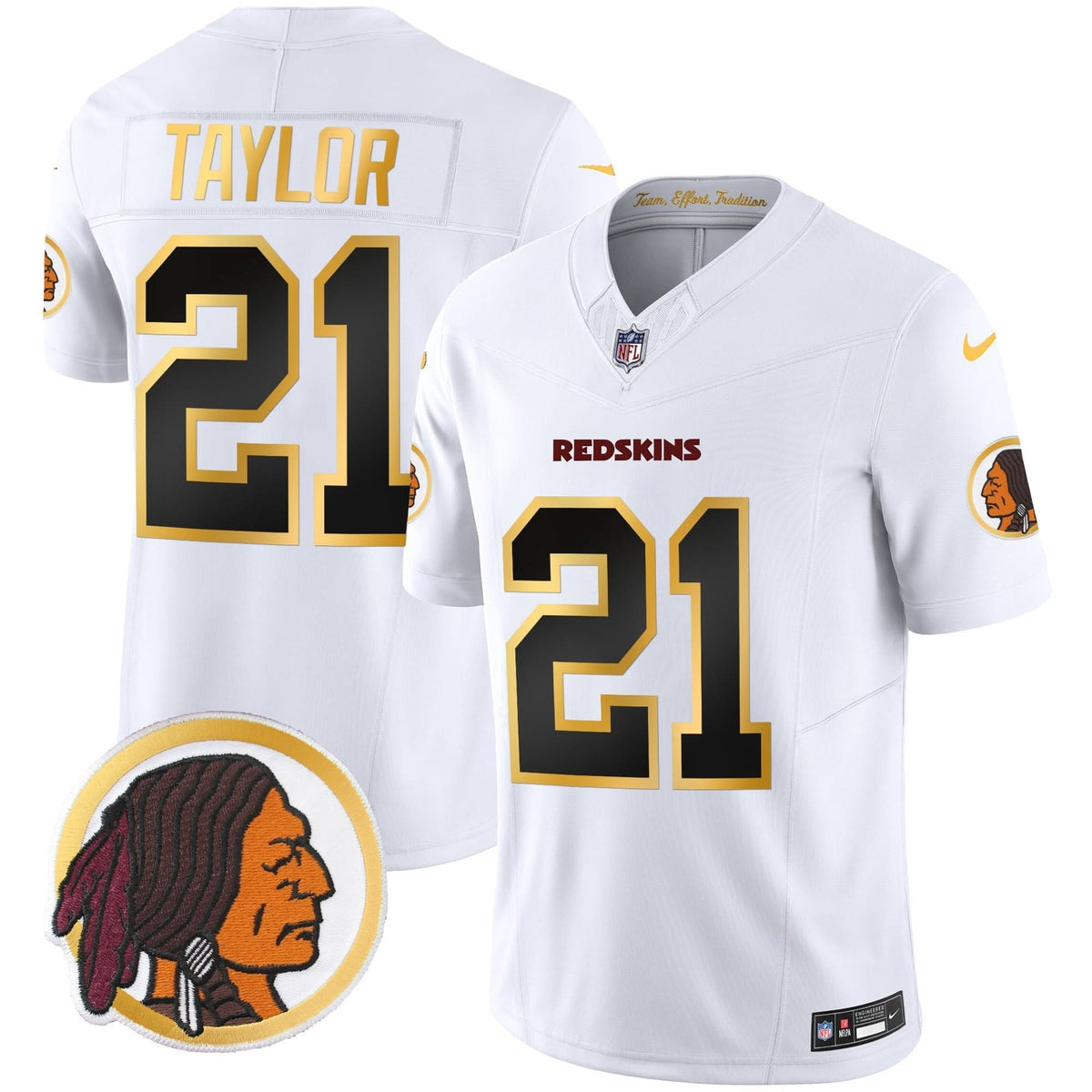 WR Throwback Vapor Gold Trim Jersey
