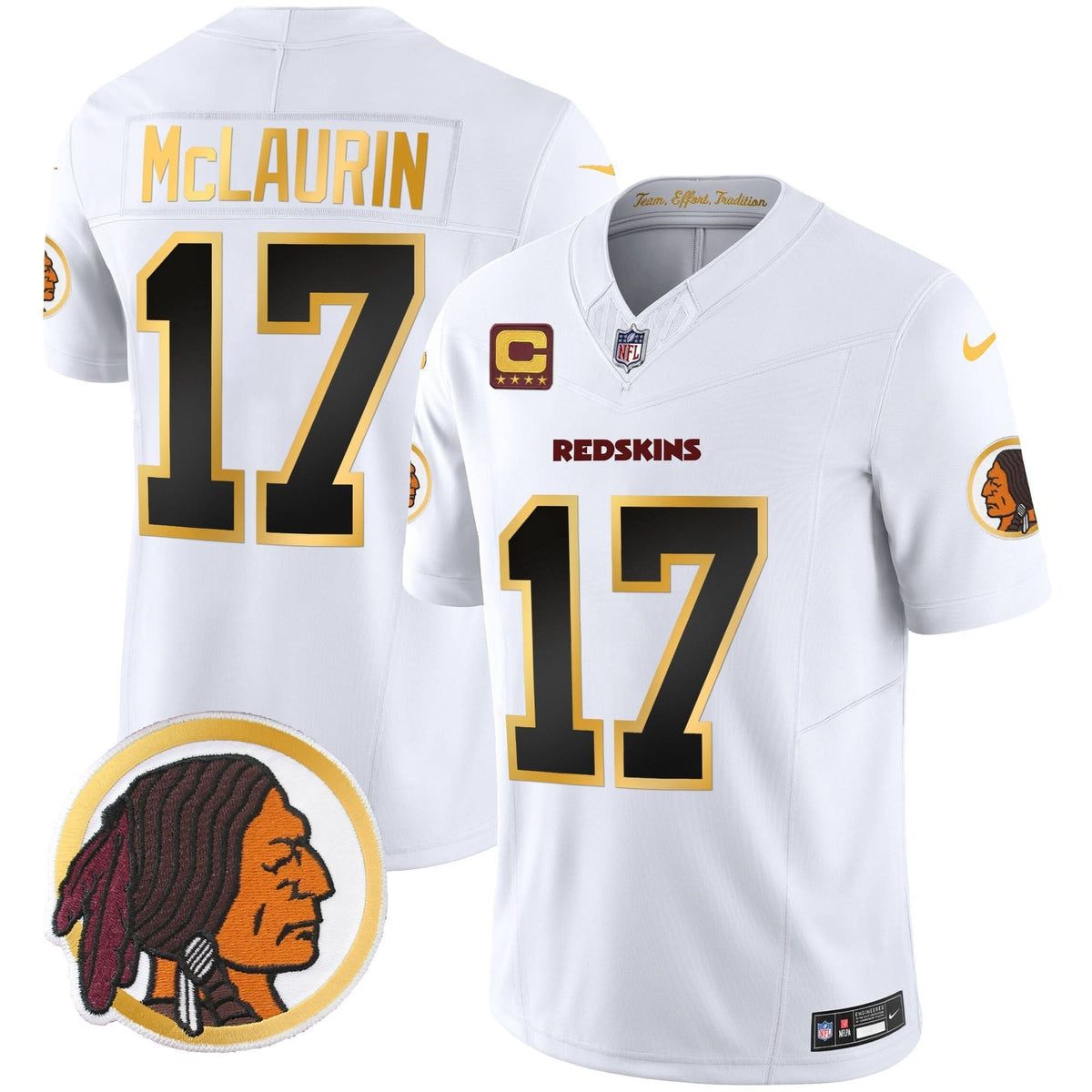 WR Throwback Vapor Gold Trim Jersey