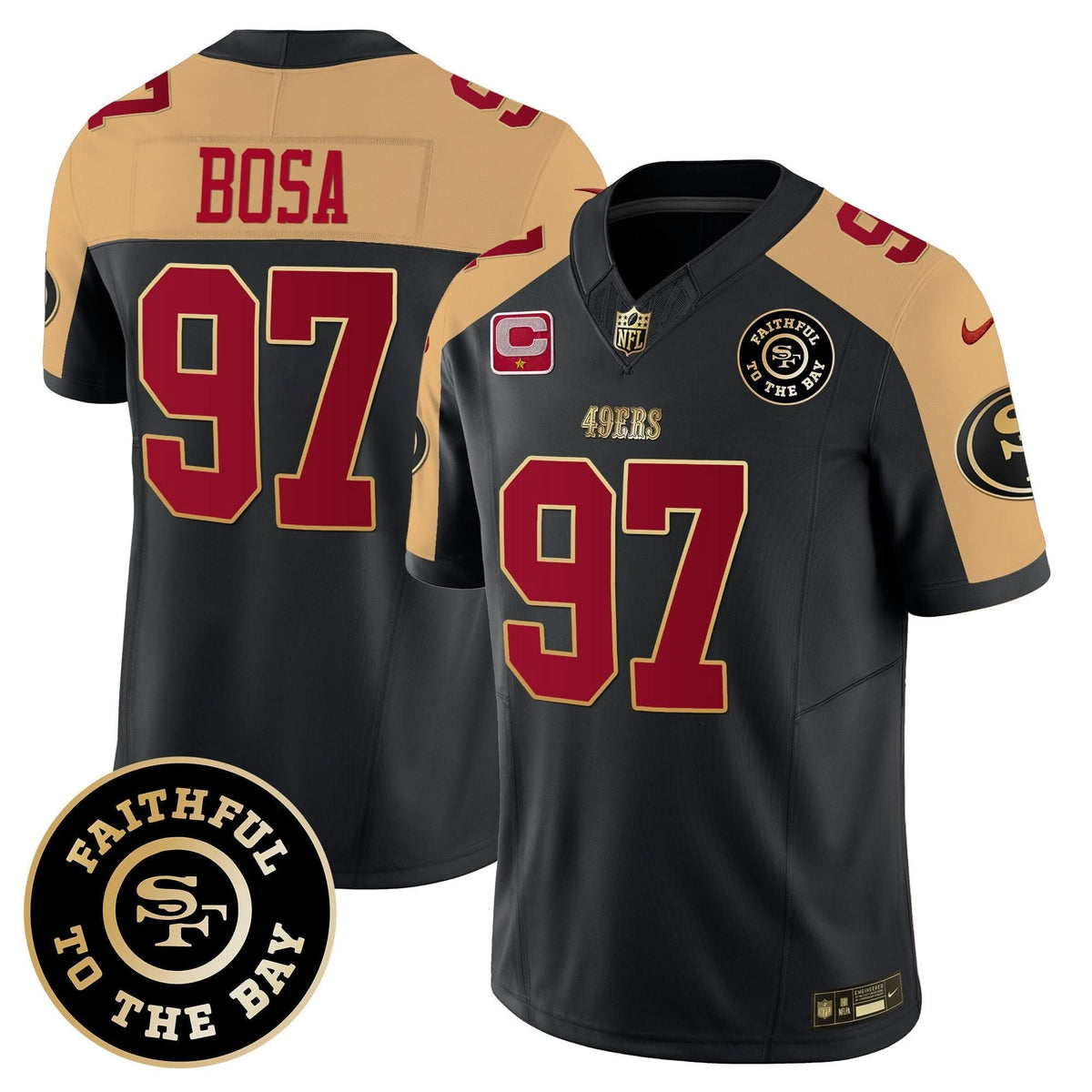 SF Faithful To The Bay Patch Vapor Limited Jersey V7