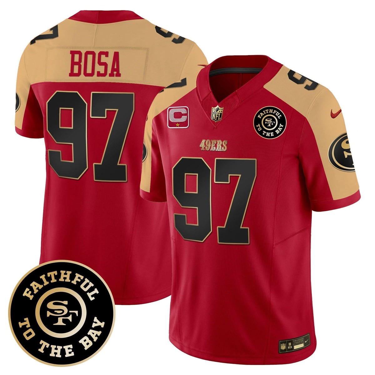 SF Faithful To The Bay Patch Vapor Limited Jersey V7