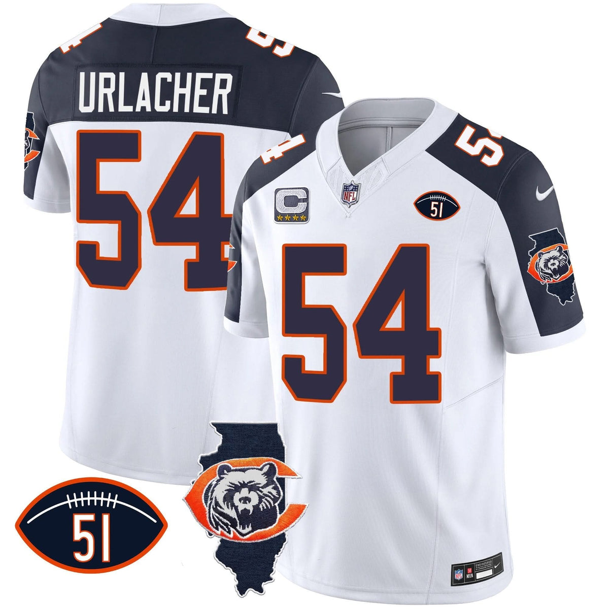 CHI Throwback Illinois Patch Vapor Jersey