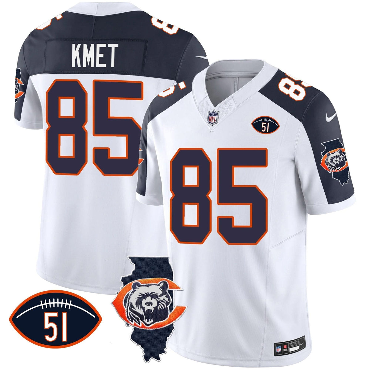 CHI Throwback Illinois Patch Vapor Jersey