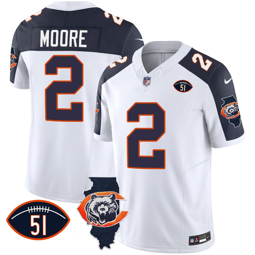 CHI Throwback Illinois Patch Vapor Jersey