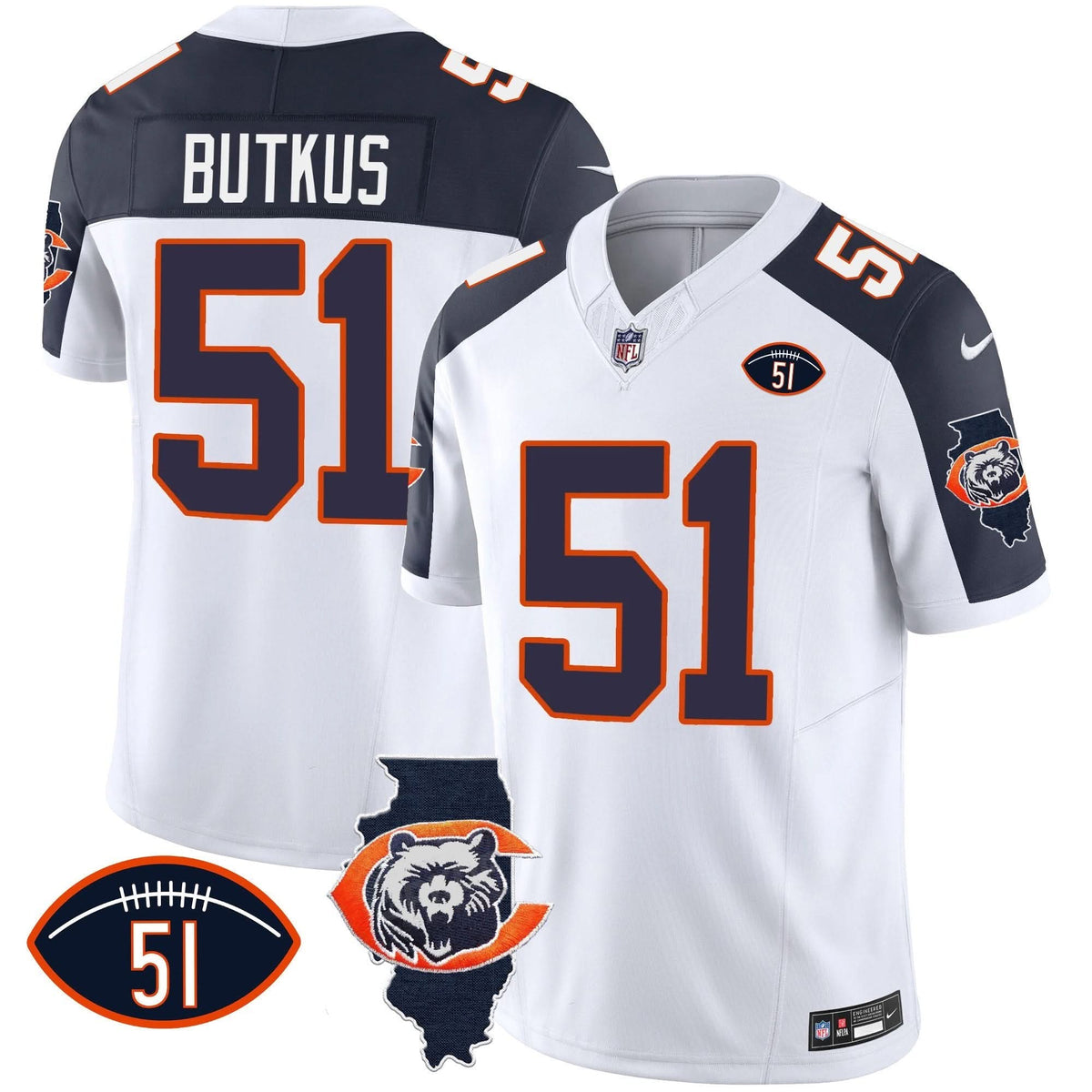 CHI Throwback Illinois Patch Vapor Jersey