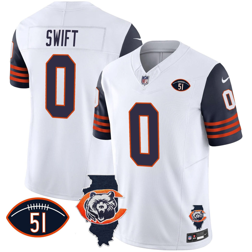 CHI Throwback Illinois Patch Vapor Jersey