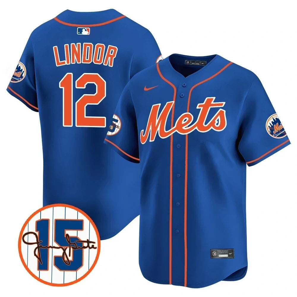 New York Mets Jerry Grote Patch Vapor Premier Limited V1 Jersey – All Stitched