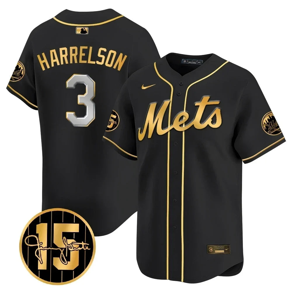 New York Mets Jerry Grote Patch Vapor Premier Limited V1 Jersey – All Stitched