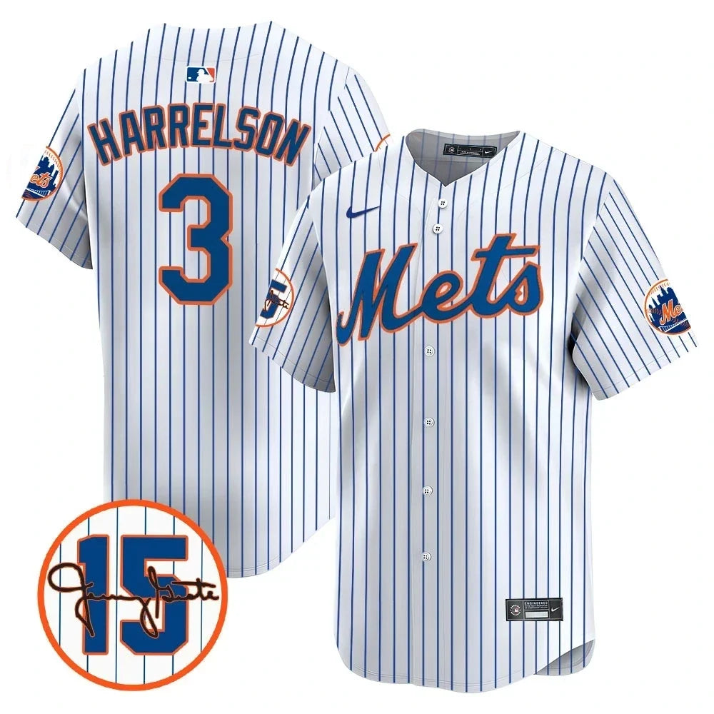 New York Mets Jerry Grote Patch Vapor Premier Limited V1 Jersey – All Stitched