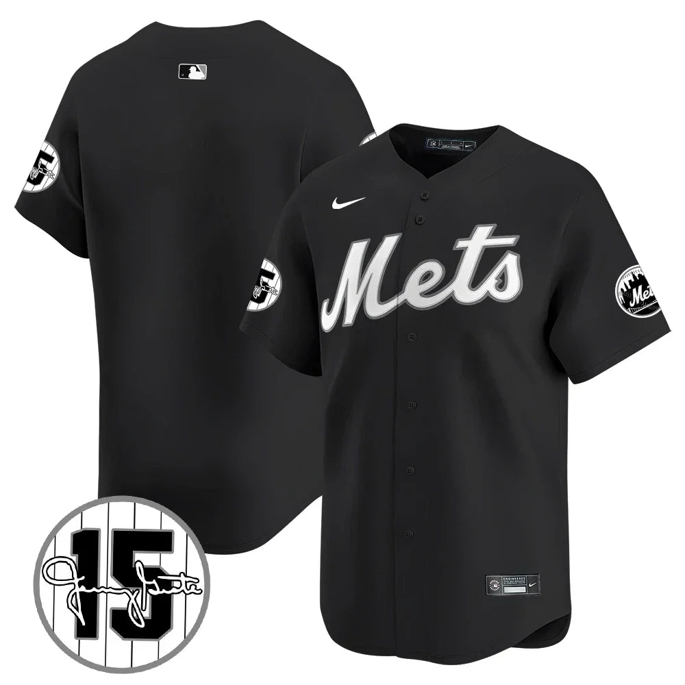 New York Mets Jerry Grote Patch Vapor Premier Limited V1 Jersey – All Stitched