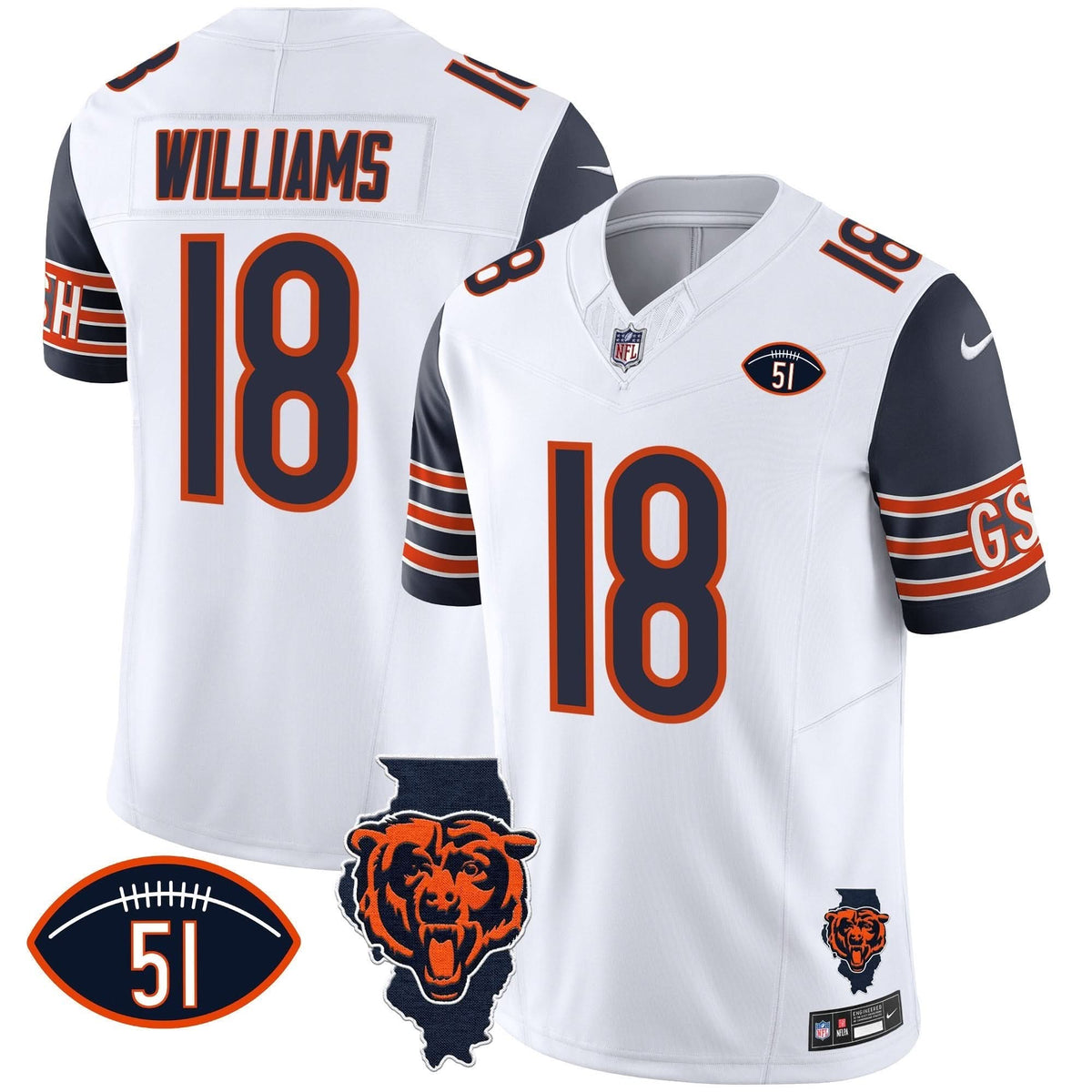 CHI Illinois Patch Vapor Jersey