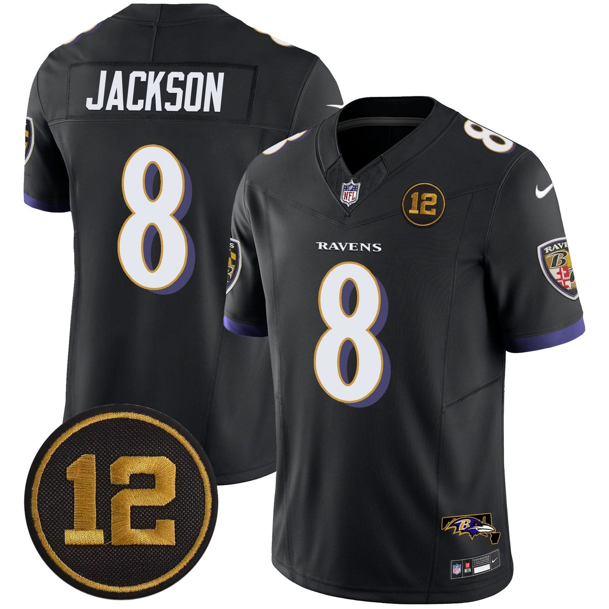 BAL Jacoby Jones Patch Vapor Limited Jersey