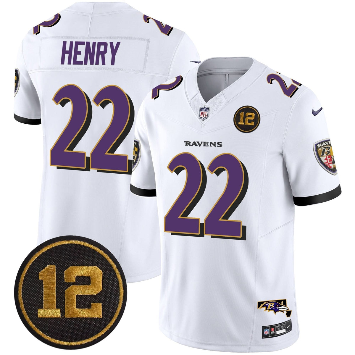 BAL Jacoby Jones Patch Vapor Limited Jersey