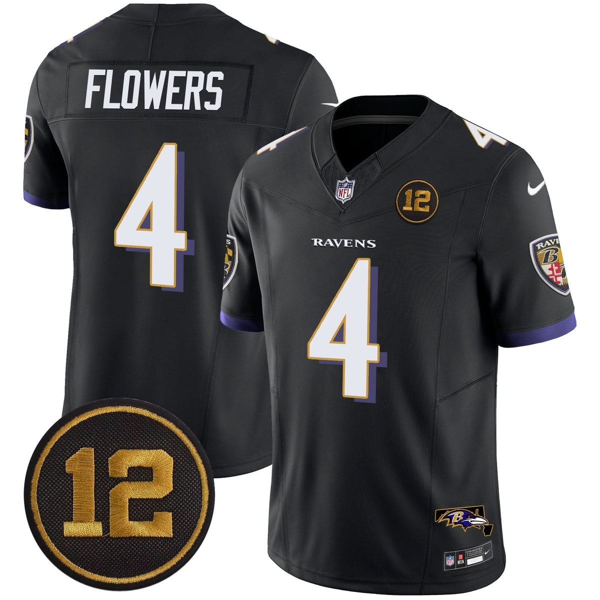 BAL Jacoby Jones Patch Vapor Limited Jersey