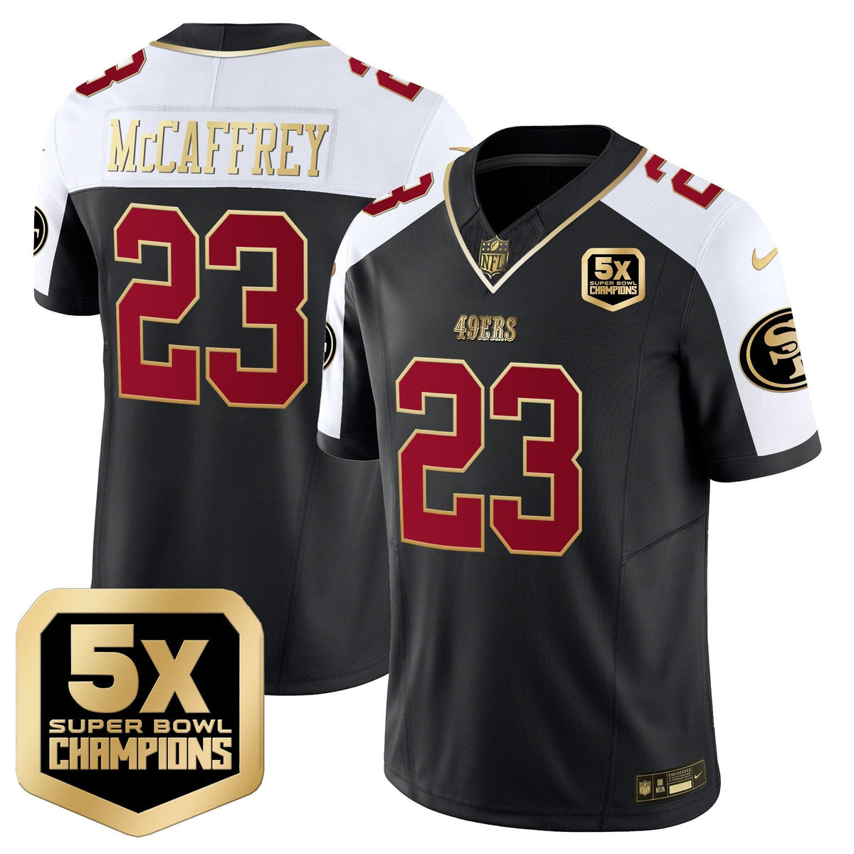 SF 5x Super Bowl Champions Vapor Limited Jersey - All Stitched