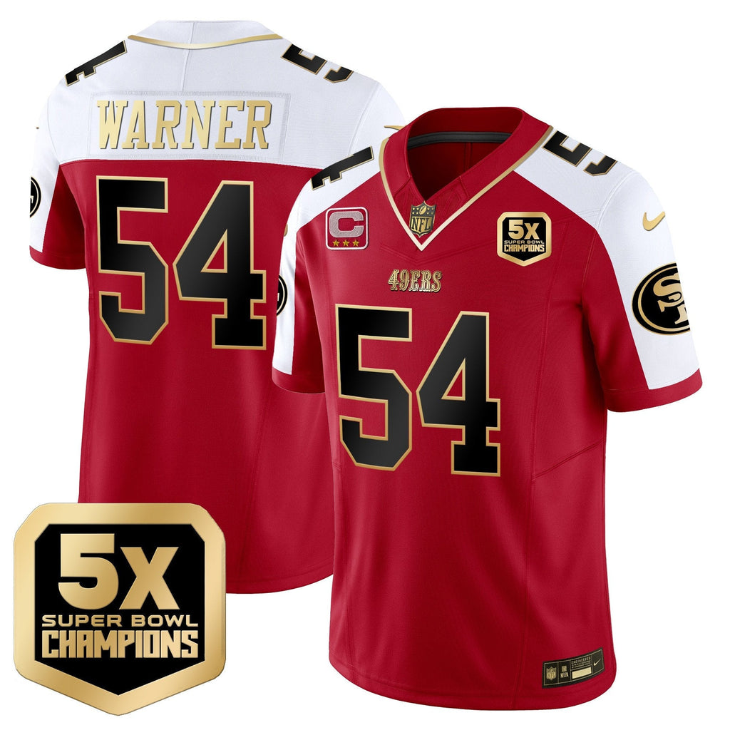 SF 5x Super Bowl Champions Vapor Limited Jersey - All Stitched