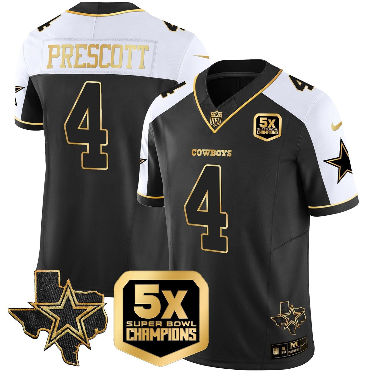 DAL 5x Super Bowl Champions Vapor Limited Jersey