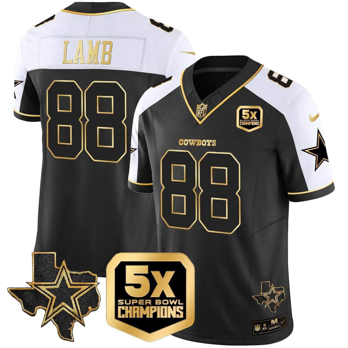DAL 5x Super Bowl Champions Vapor Limited Jersey