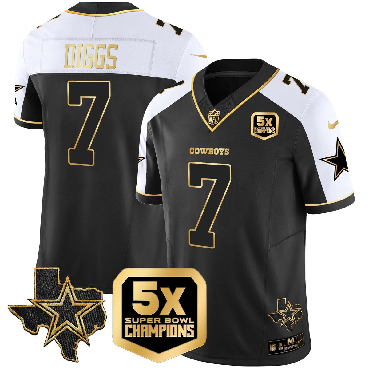 DAL 5x Super Bowl Champions Vapor Limited Jersey