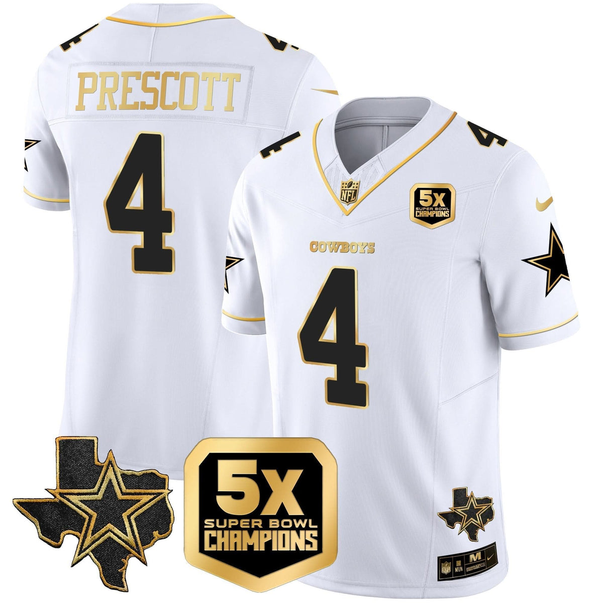 DAL 5x Super Bowl Champions Vapor Limited Jersey