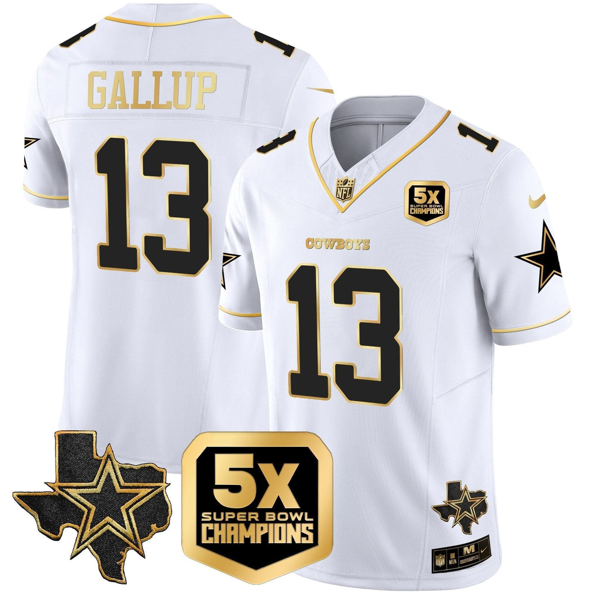 DAL 5x Super Bowl Champions Vapor Limited Jersey