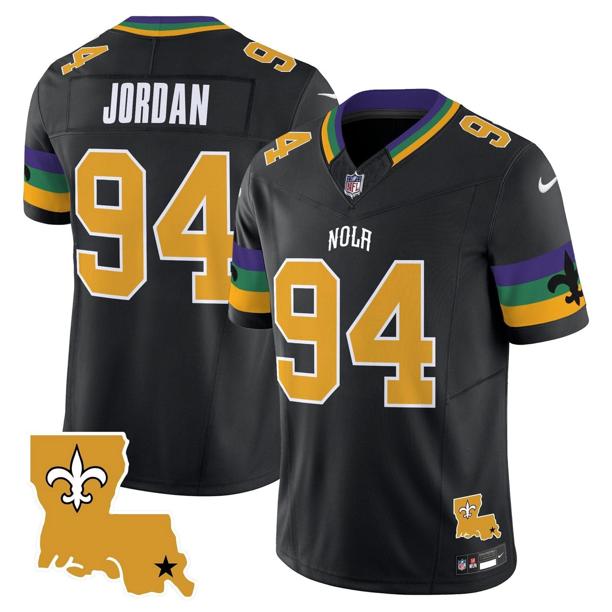 NO 2024 New Orleans City Vapor Limited Jersey