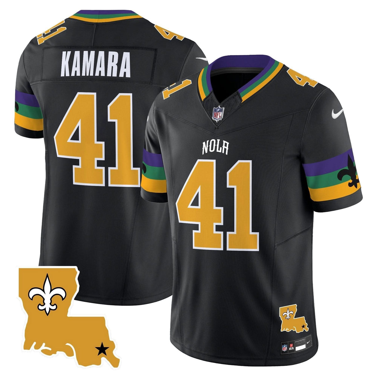 NO 2024 New Orleans City Vapor Limited Jersey