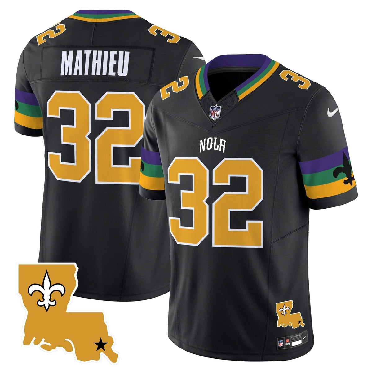 NO 2024 New Orleans City Vapor Limited Jersey