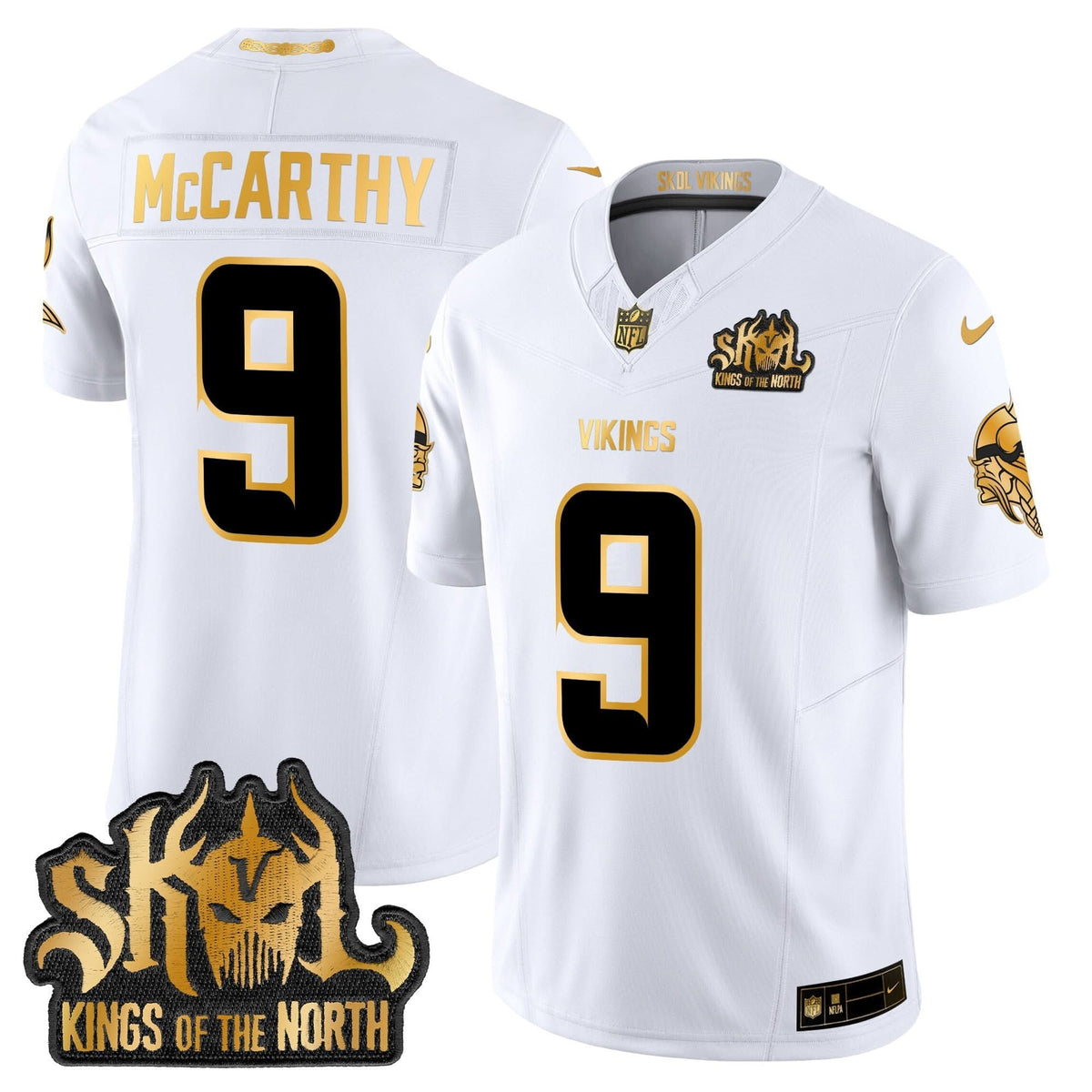 MV 2024 Winter Warrior Skol Patch Gold Vapor Limited Jersey