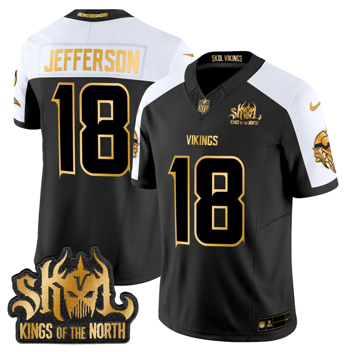 MV 2024 Winter Warrior Skol Patch Gold Vapor Limited Jersey