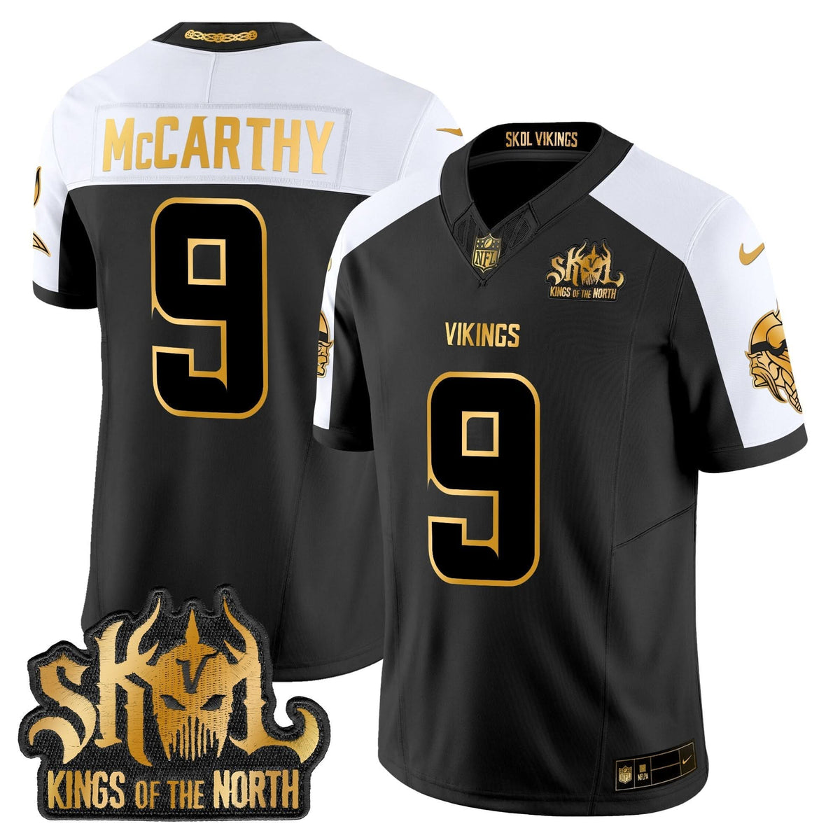 MV 2024 Winter Warrior Skol Patch Gold Vapor Limited Jersey