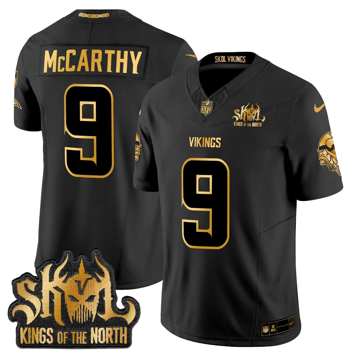 MV 2024 Winter Warrior Skol Patch Gold Vapor Limited Jersey