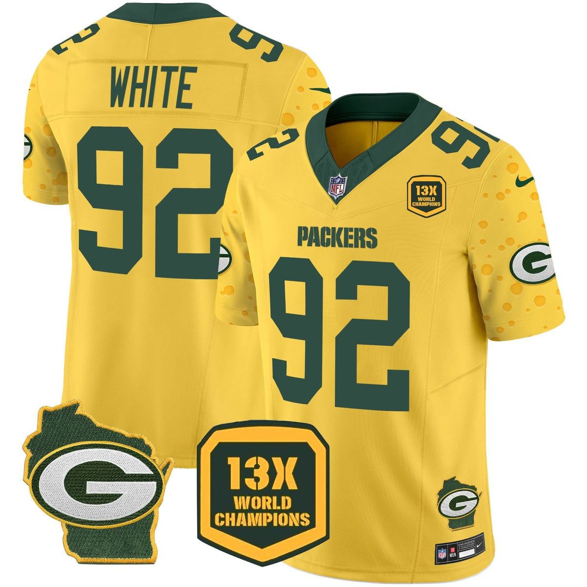 GB Cheese Vapor Limited Jersey â€“ All Stitched