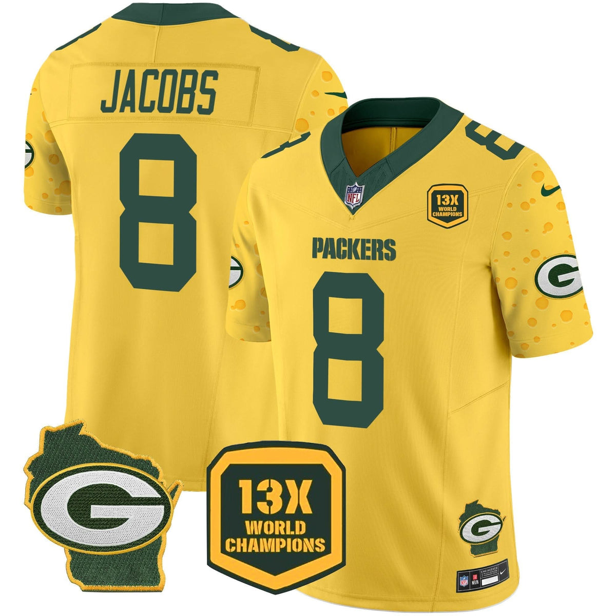GB Cheese Vapor Limited Jersey â€“ All Stitched